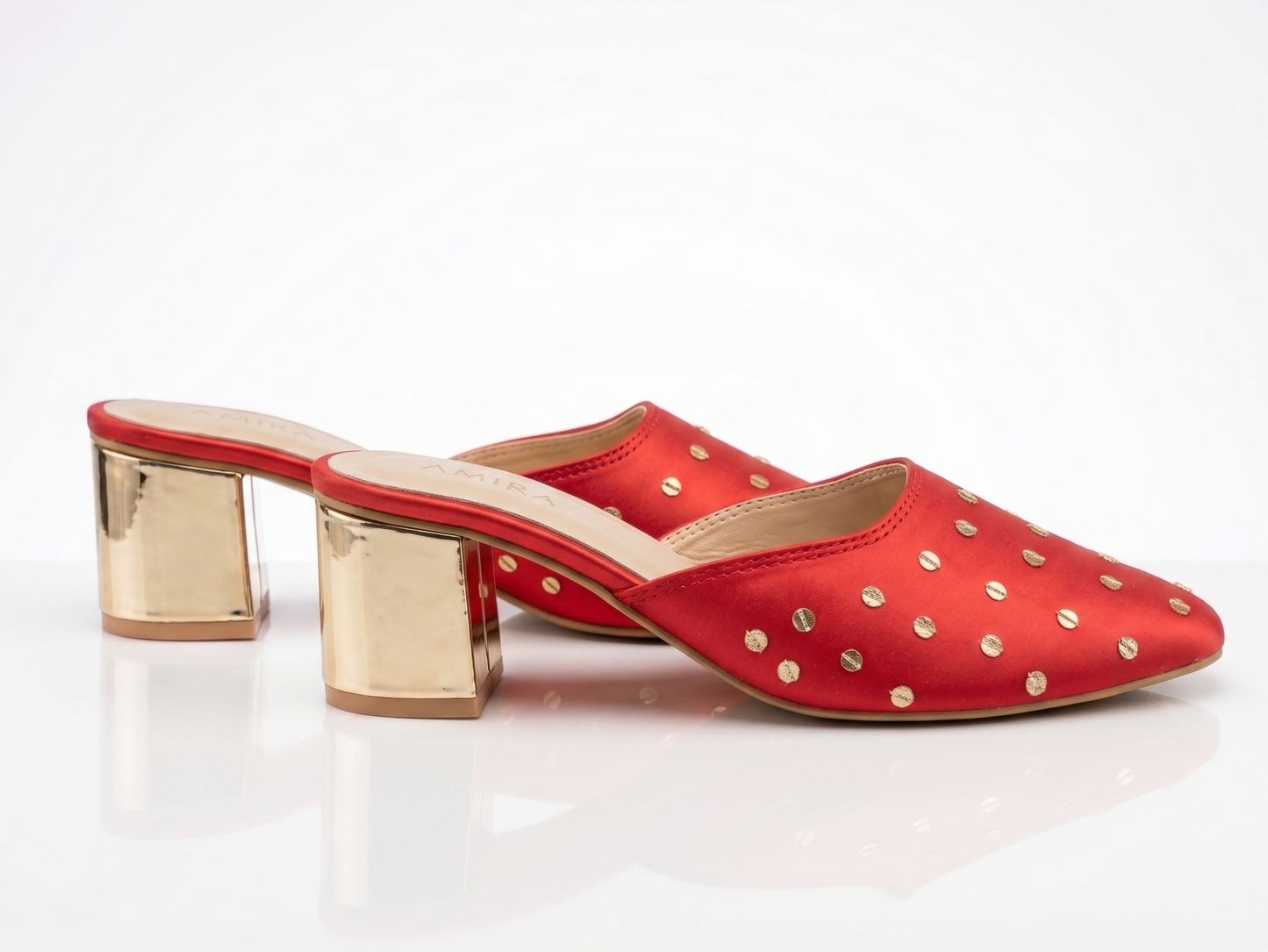 Womens Red Khussa
